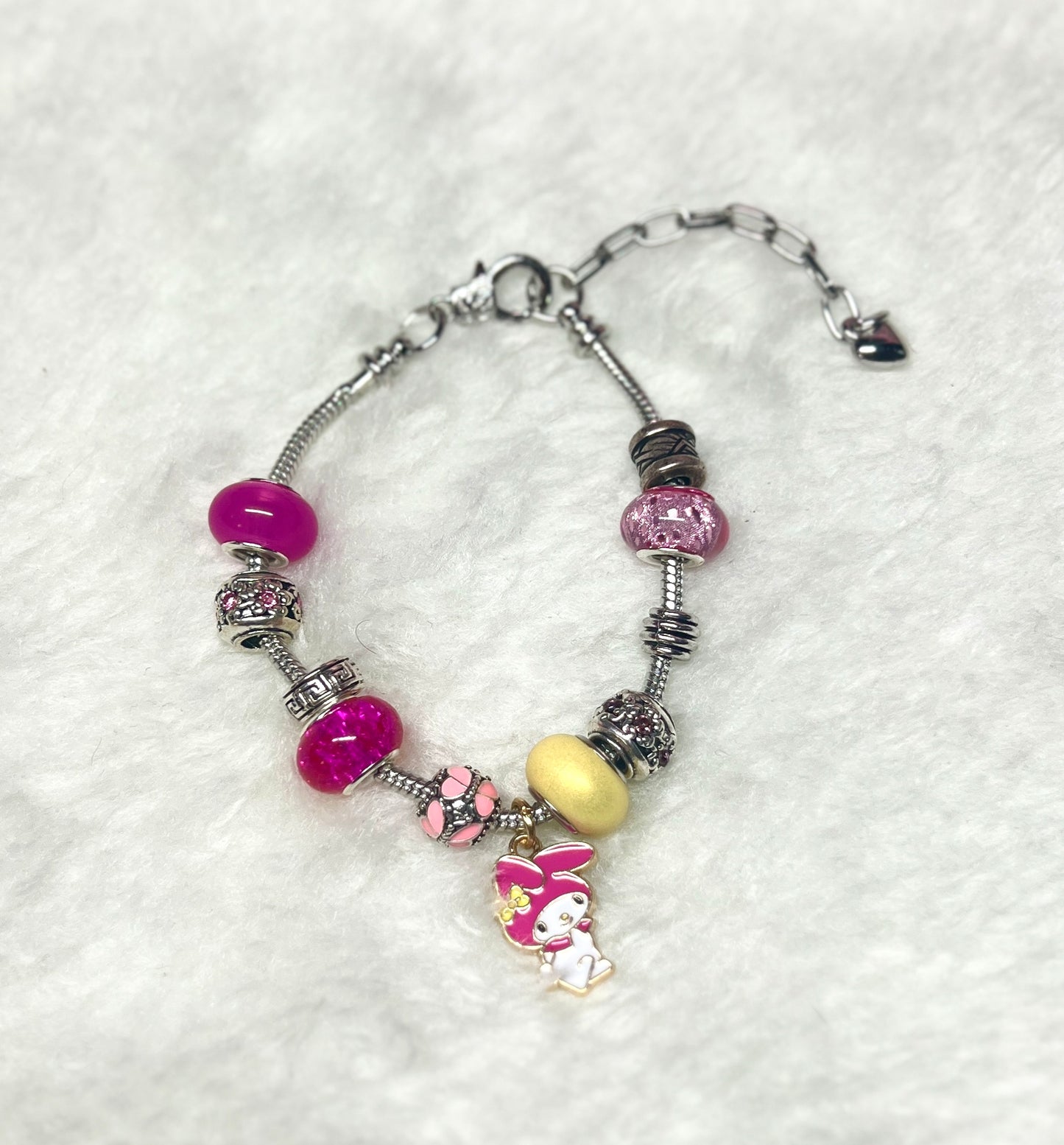 Silver My Melody Charm Bracelet